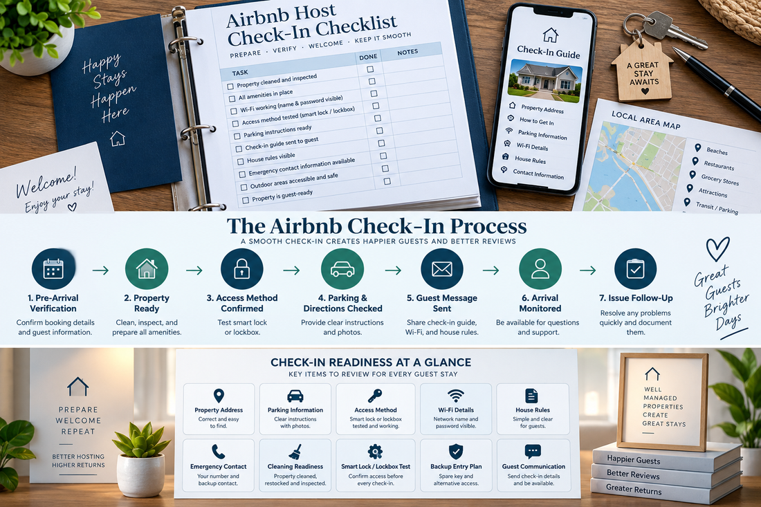 Airbnb check-in checklist for hosts