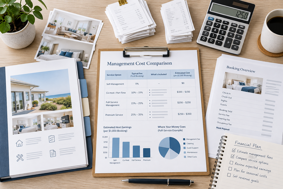 Airbnb management fees and cost comparison