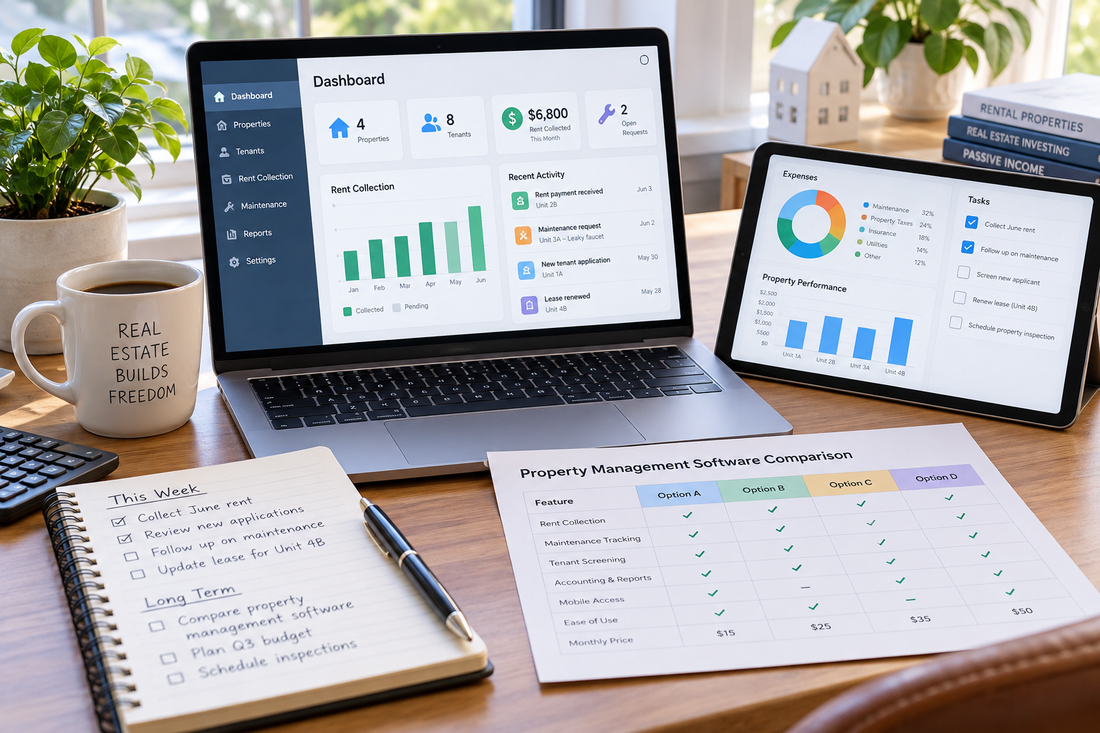 Property management software comparison for small landlords