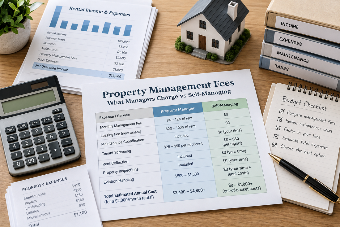 Property management fees versus self-managing costs