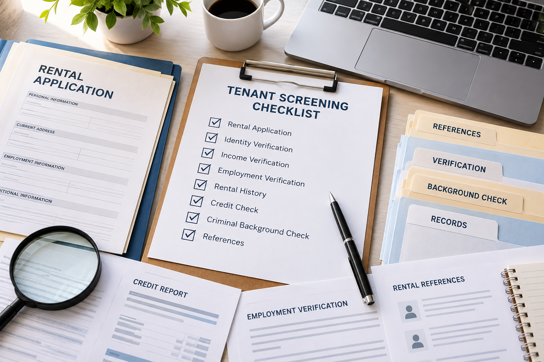 Tenant screening checklist for landlords