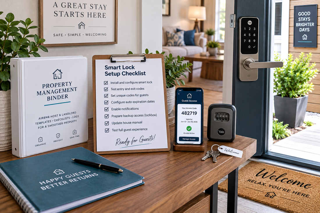 Airbnb smart lock setup checklist